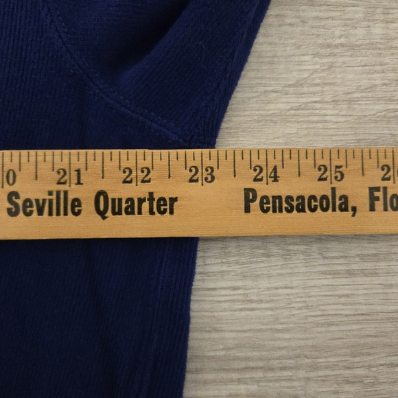 Polo Ralph Lauren Shawl Collar Pullover Sweater Men Large Royal Blue - Picture 5 of 6